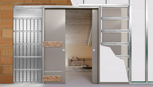 armazones para puertas correderas ocultas Eclisse armazon puerta corredera eclisse