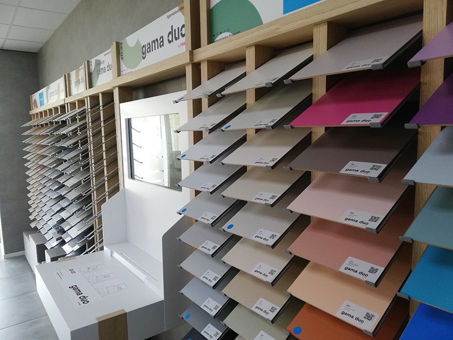 Colores Expositor Melaminas superPan Gama Duo Colores Expositor Melaminas superPan Gama Duo