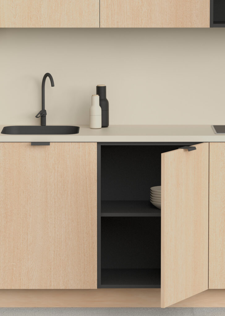 ambiente modulo cocina antracita agloval