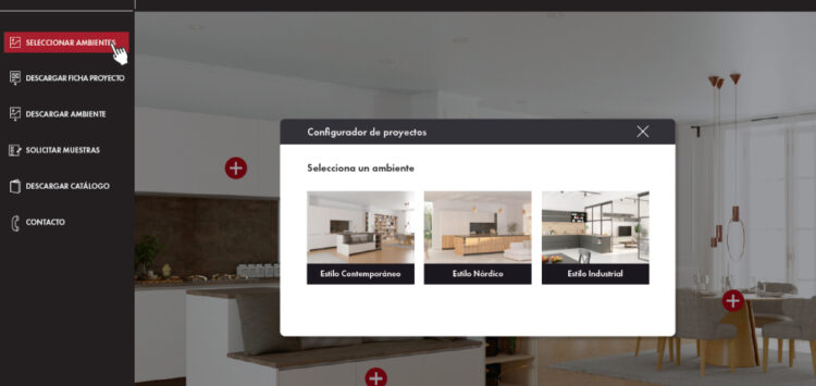 Configurador de acabados Top Form